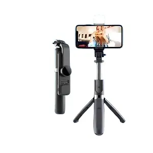 Q07 Selfie Stick Tripod Stand with LED Flash light
