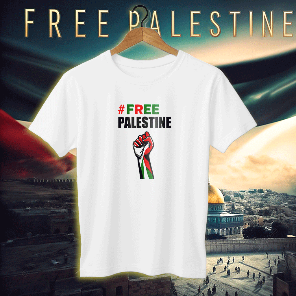 Jersey Fabrics Free Palestine T-shirt