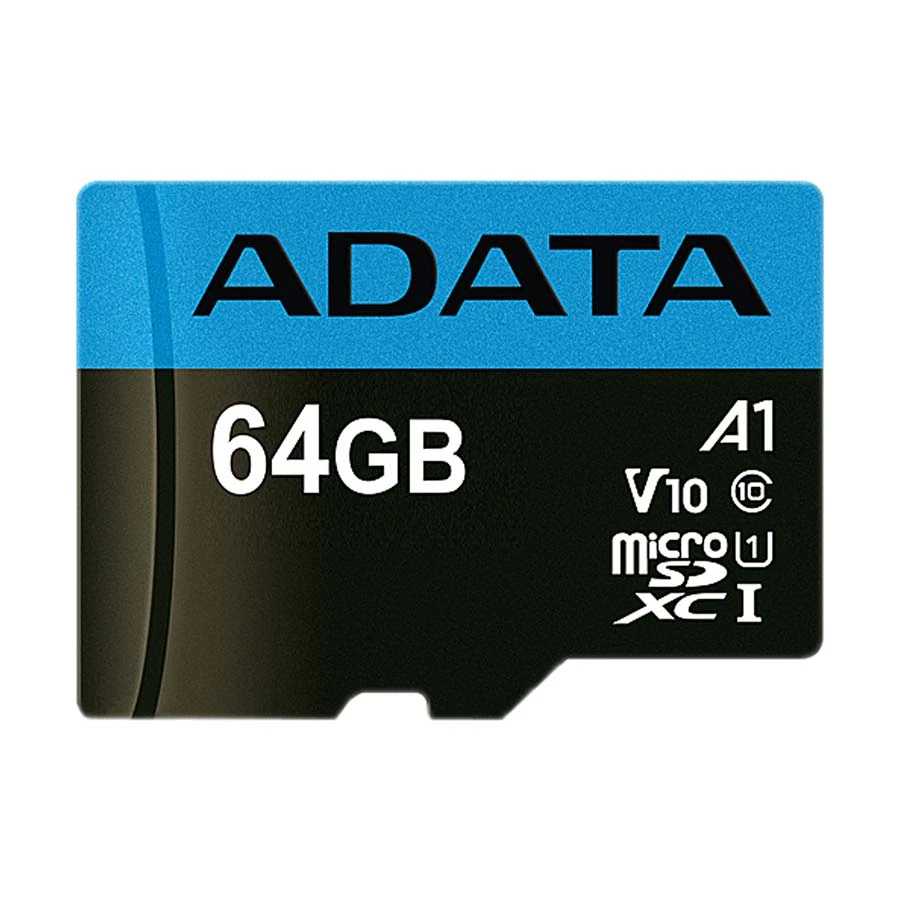 ADATA 64GB Micro SD Class-10 Memory Card with Adapter