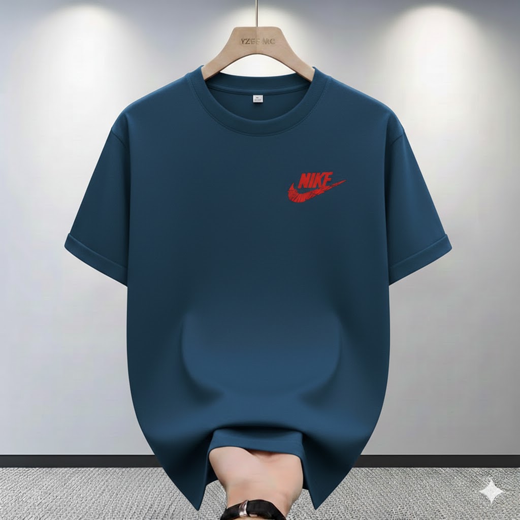 Men's Soft Drop Shoulder T-Shirt in Cotton-Spandex, Sizes M to XXL