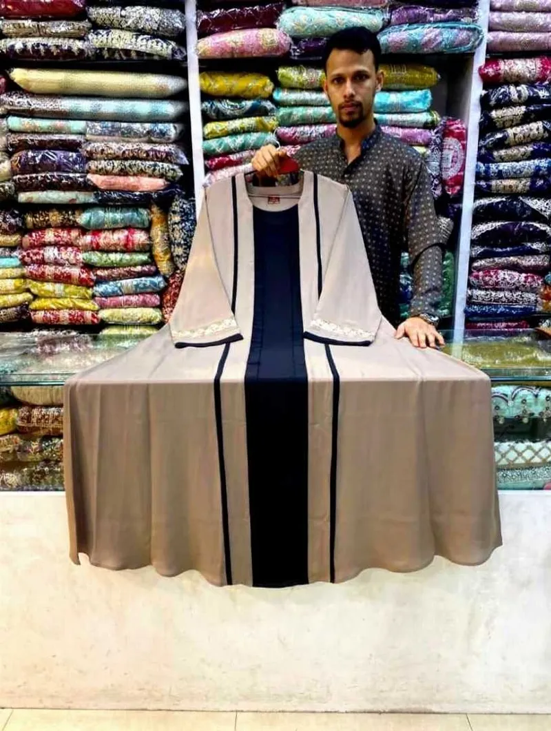 Koti Style Borka with Attached Inner Koti, Borka Only
