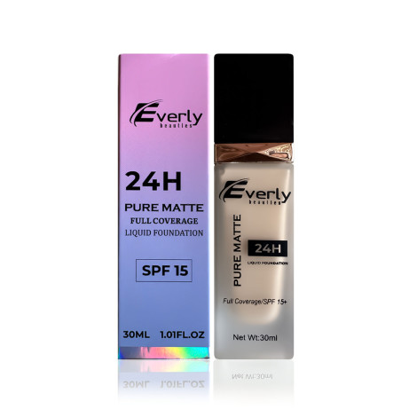 Everly Beauties Pure Matte Full Coverage Foundation - Golden (China)