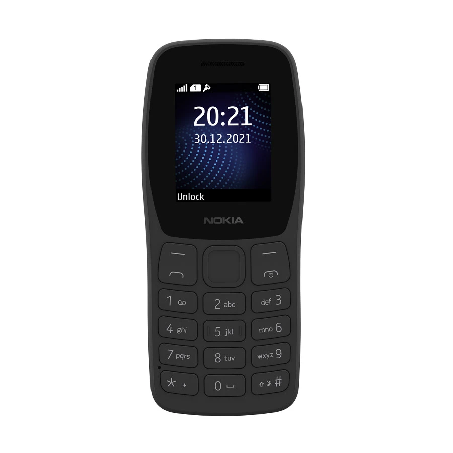 Nokia 105 Classic Charcoal Feature Phone (Dual Sim)