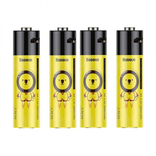 Baseus AA Rechargeable Li-ion Battery 4 pcs