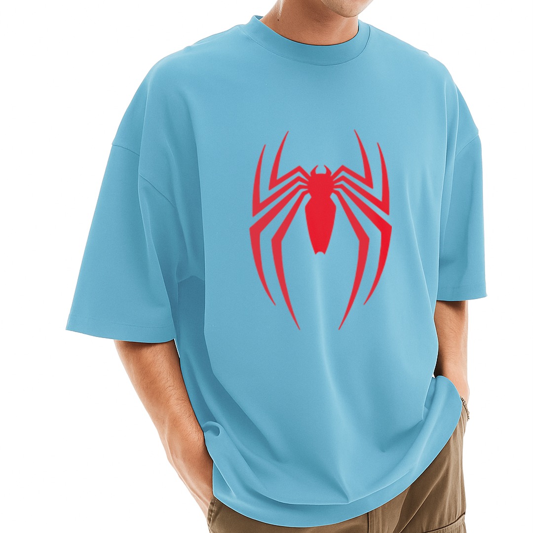 Men's Stylish Drop Shoulder (Sky)