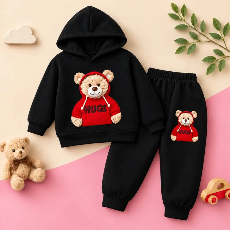 Baby Two-Piece Hoodie Set, DTF Print, 3-6M to 9-10Y