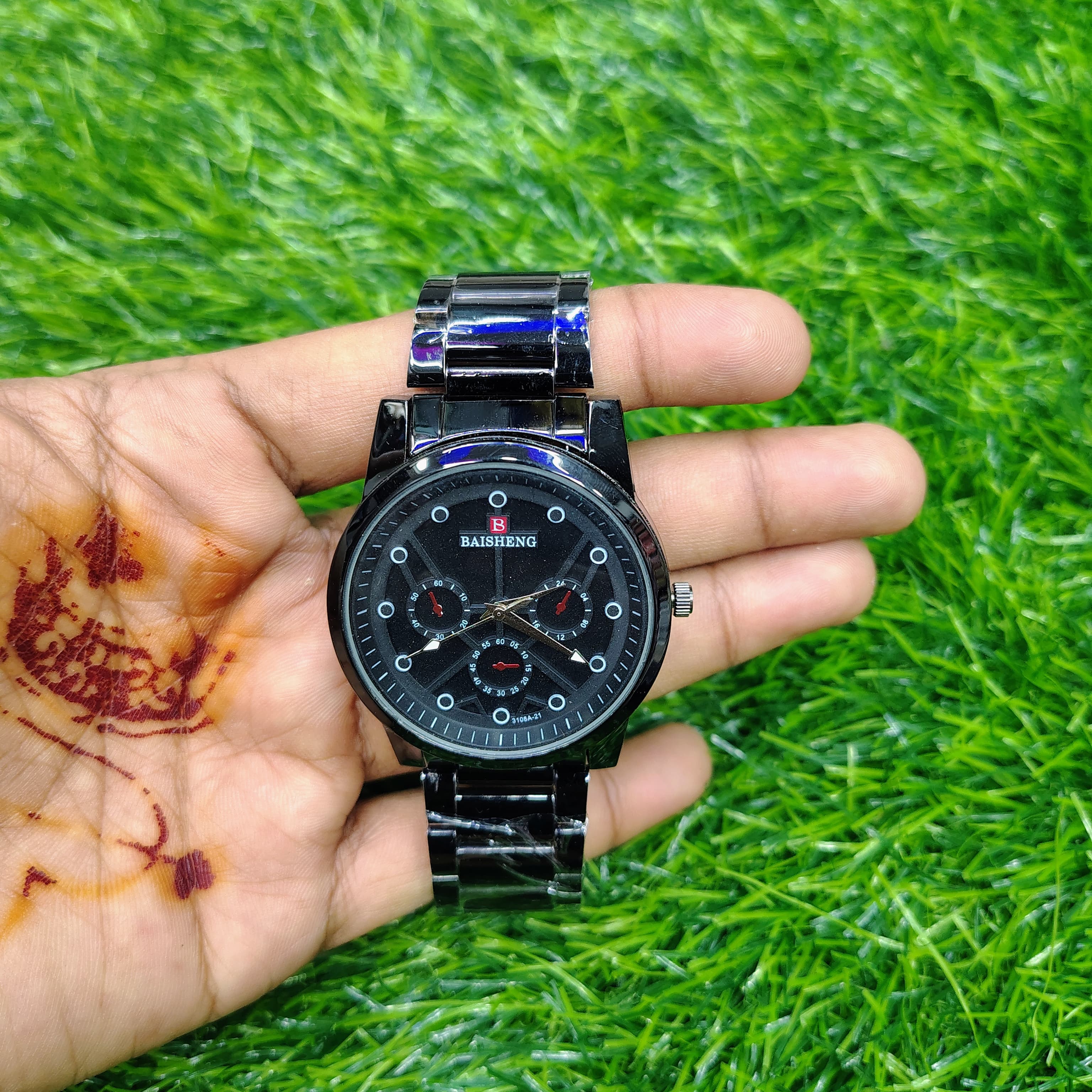 Luxury Stainless Steel Analog Watch for Men & Boys