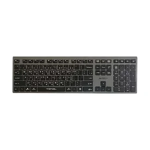 A4TECH FBX50C Fstyler Grey Multimode Rechargeable Wireless Keyboard with Bangla