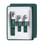 4 Piece Nail Cutter Set with Glass File for Men and Women