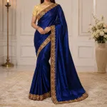 Premium Dupion Silk Saree with Blouse Piece | Soft & Elegant Traditional Wear for Wedding, Eid & Party