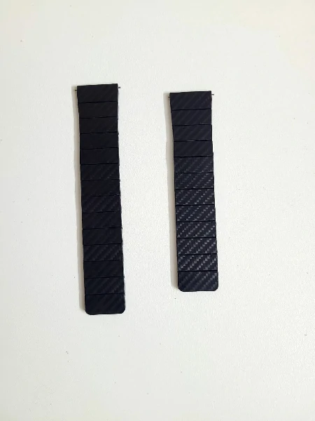 Carbon Magnetic Strap For Smart Watch-Size 22mm- Black Color