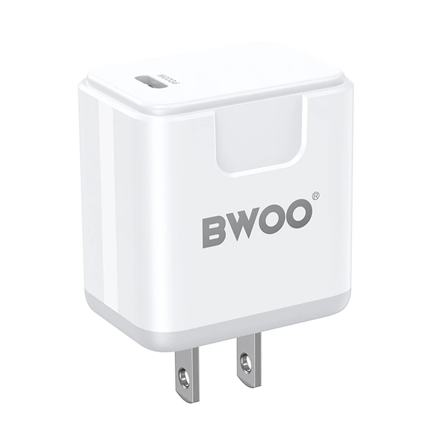 Bwoo BO-CDA169 20W PD 3.0 USB-C White Charger / Charging Adapter (US)