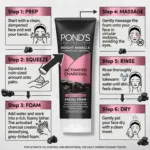 Pond's Bright Miracle Activated Charcoal Oil Control Facial Foam 100g (Indonesia)