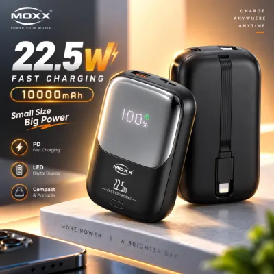 Moxx MP-02 22.5W PD & QC 10000mAh Fast Charging Power Bank