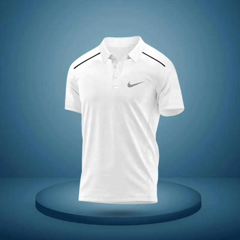 Men's Mesh Fabric Polo Shirt, Sizes M to XXL, 3 Colours