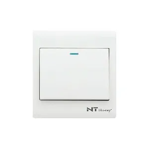 NT blu-ray Primo White 1 Gang 1 Way  Switch