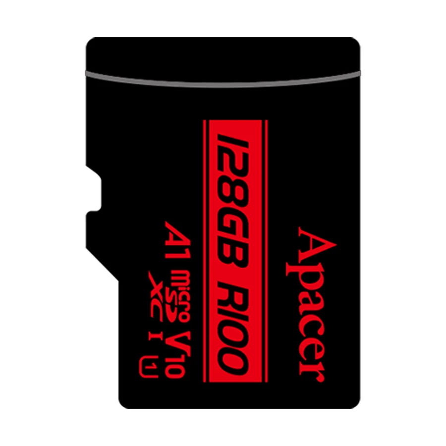 Apacer R100 128GB MicroSDXC UHS-I U1 V10 Memory Card with Adapter