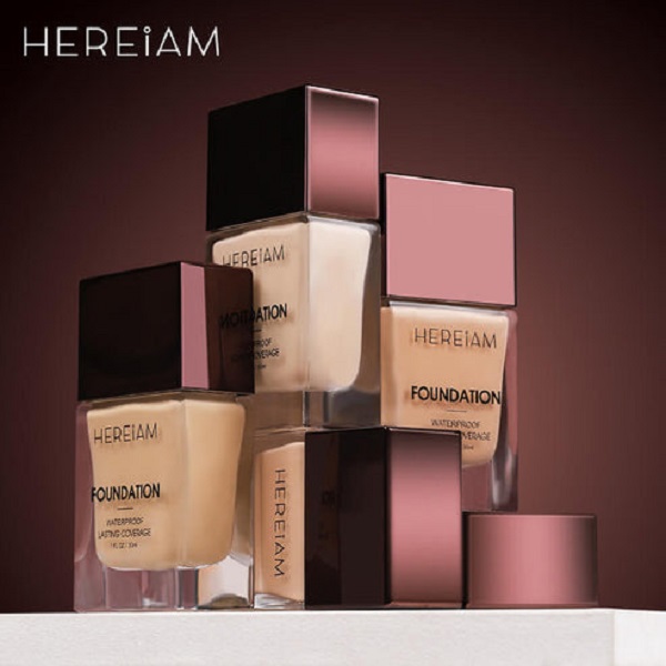HEREIAM Waterproof Lasting Coverage Foundation(Honey)
