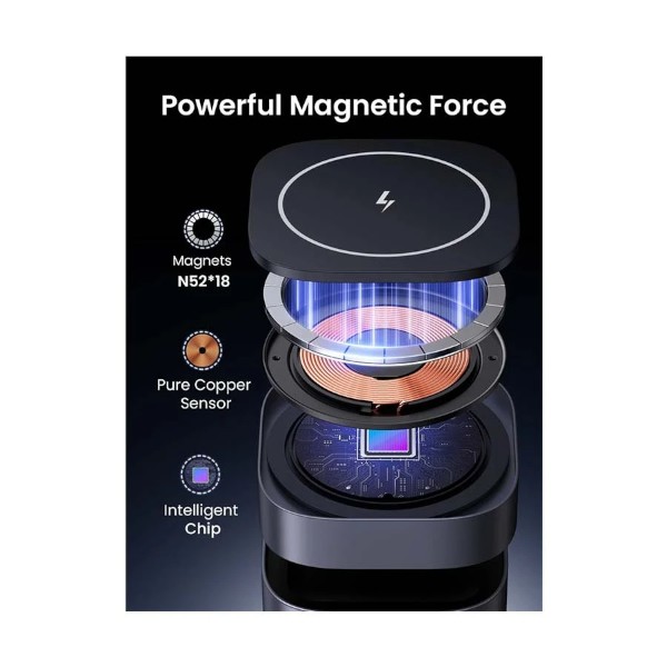 Ugreen W526 15W Grey 2-in-1 Magnetic Wireless Charger