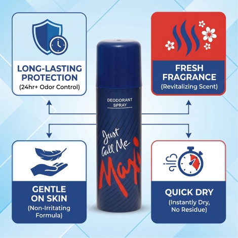 Maxi Just Call Me Deodorant Spray 200ml (France)