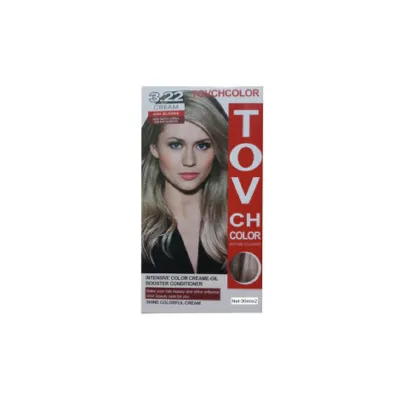 Tovch Hair color 30ml*2 -  3.22 Ash Blonde (China)