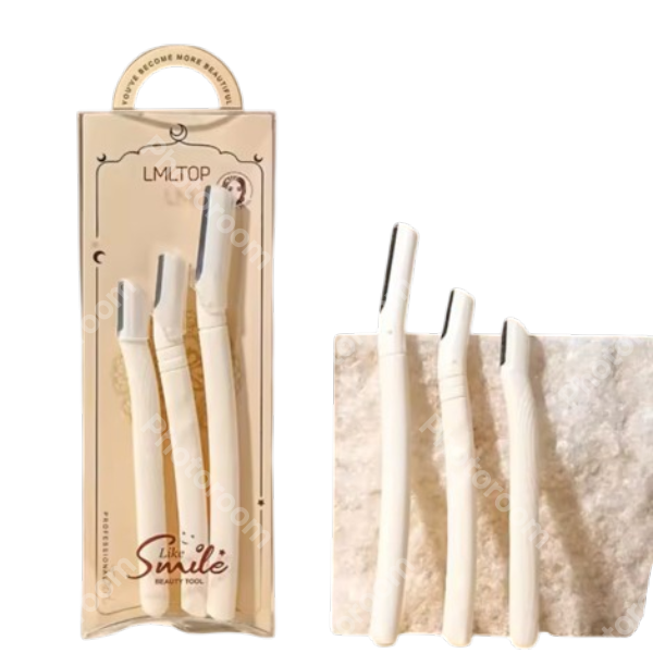 Lmltop Like Smile Eyebrow Razors - 3-Piece Beauty Tool Set