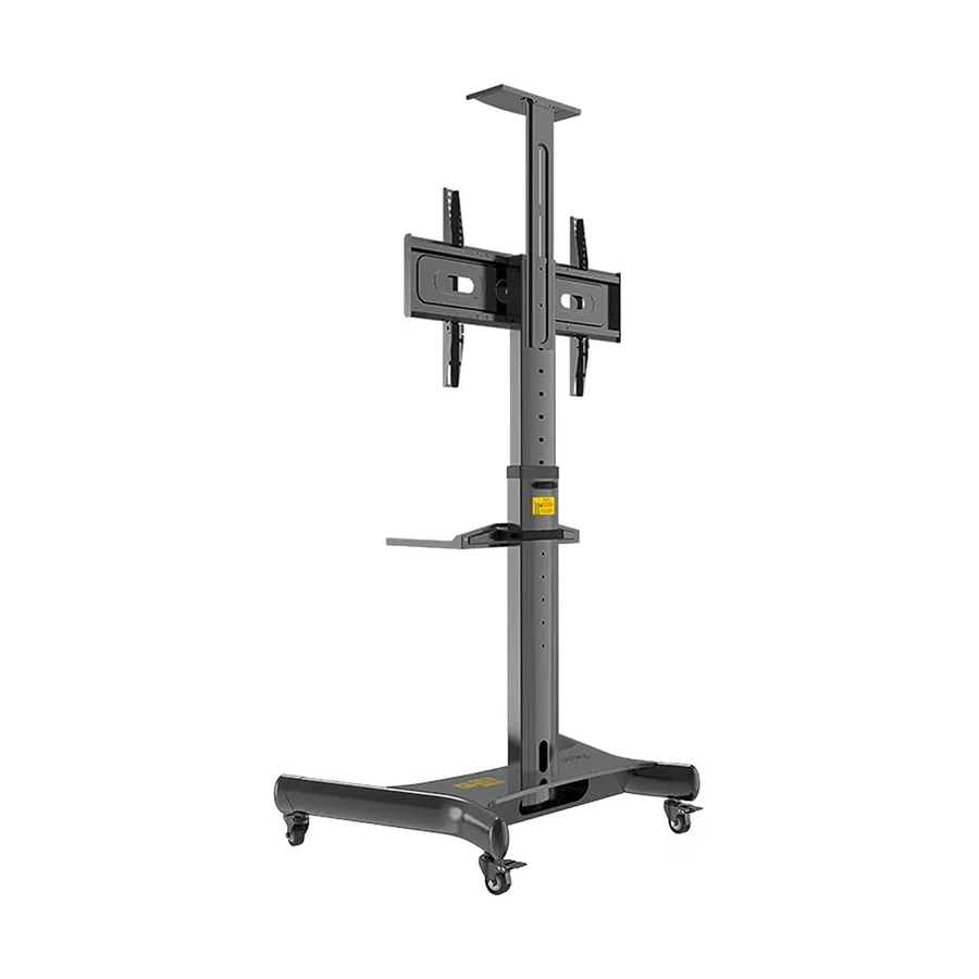 Kaloc KLC-161/B 32-60 Inch Adjustable Mobile TV Trolley, Black