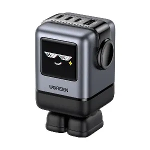 Ugreen Nexode RG X688 USB & Tri USB-C 100W GaN Black Charger (2 Pin, US)