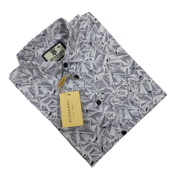 Burberry Full Sleeve Cotton Print Shirt