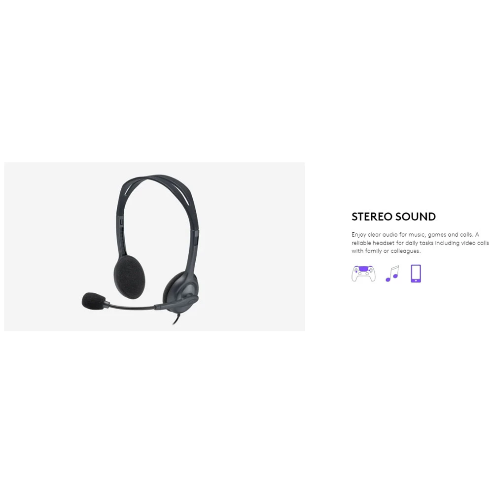 Logitech H111 Single Port Headphone