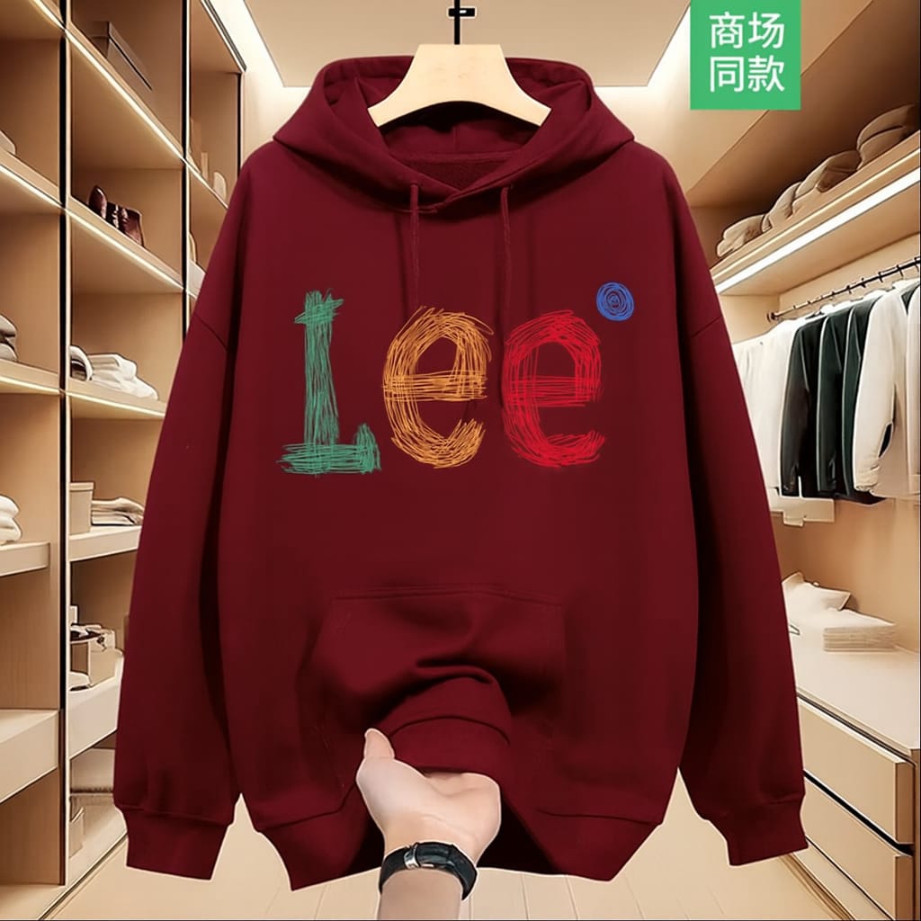 Men's Full Sleeve Winter Hoodie, 320 GSM Cotton, Sizes M to XL
