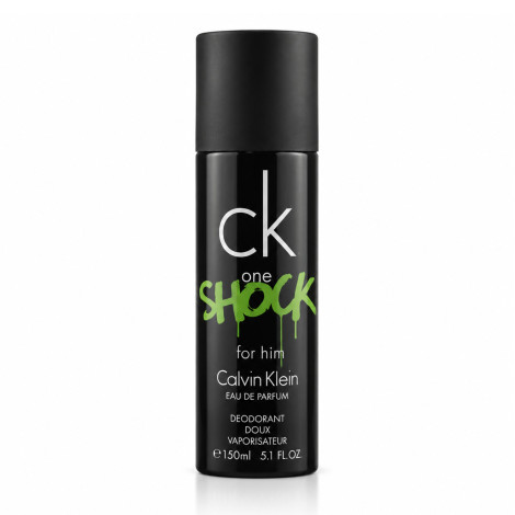 Calvin Klein CK One Shock Eau De Parfum Deodorant Doux Vaporisateur Body Spray 150m (France)