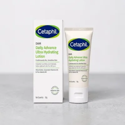 Cetaphil DAM Daily Advance Ultra Hydrating Lotion 50g (India)