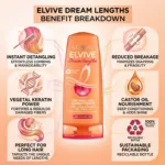 L'Oreal Elvive Dream Lengths Detangling Conditioner 200ml (France)