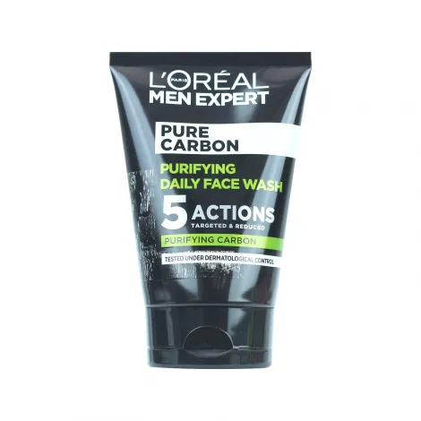 Loreal Men Expert Pure Carbon Purifying Daily Face Wash 100ml (Germany)