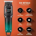 VGR V-964 Rechargeable Digital Display Hair & Beard Trimmer