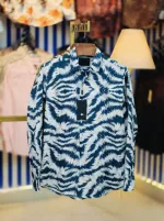 Men's Floral Print Full Sleeve Shirt, Dobby Spandex, Slim Fit