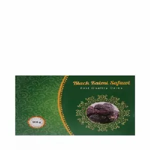 Black Kalmi Safawi Dates (Sealed)