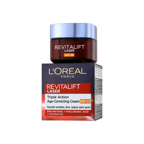 L'Oreal Revitalift Laser Triple Action Age - Correcting Spf25 Cream 50ml (Germany)