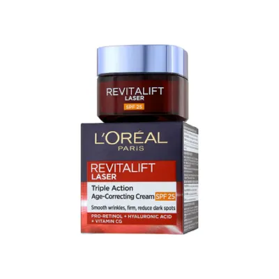 L'Oreal Revitalift Laser Triple Action Age - Correcting Spf25 Cream 50ml (Germany)