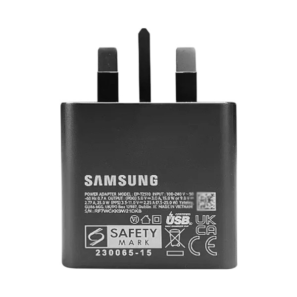 Samsung 25W PD USB-C Black Charger
