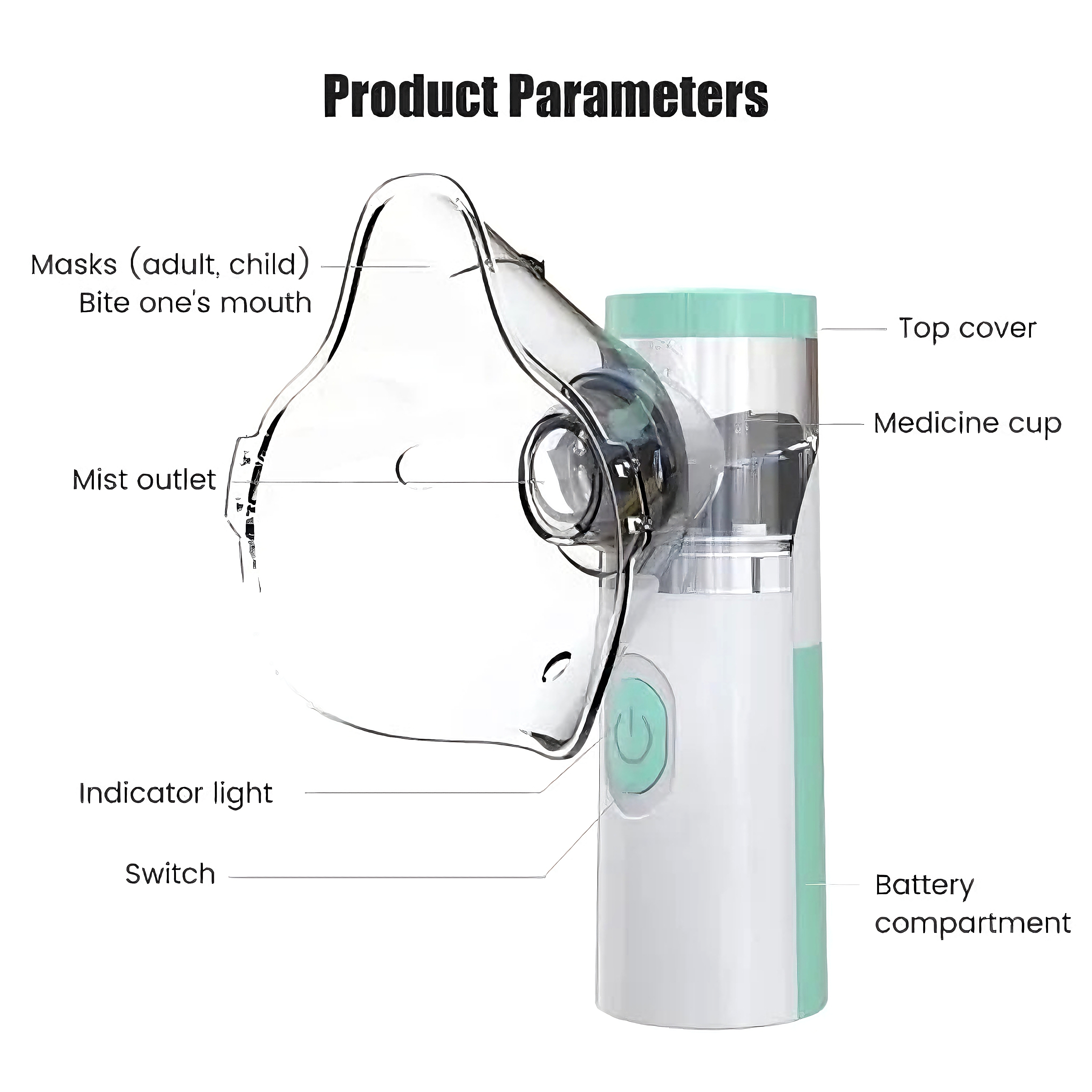 Portable Mesh Nebulizer JSL-W303