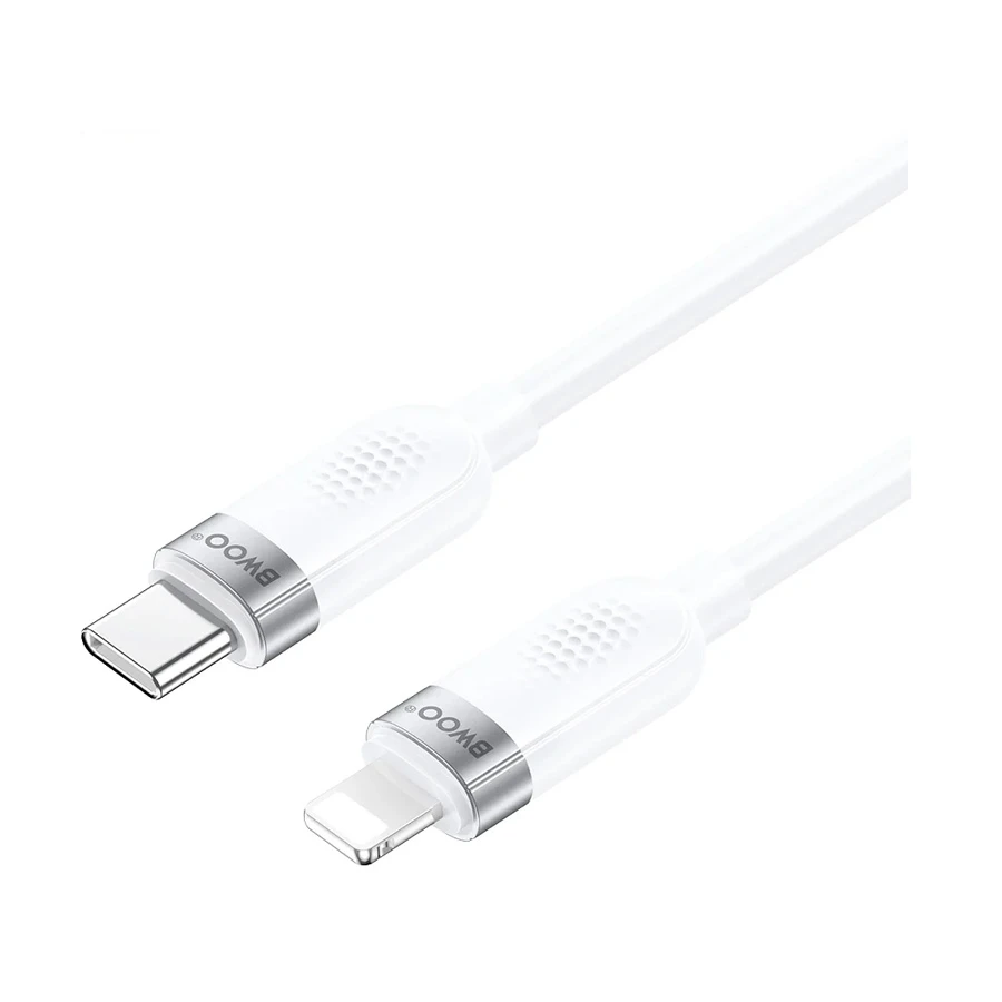 Bwoo BO-X315C-L 27W USB-C to Lightning Charging & Data Cable 1m White