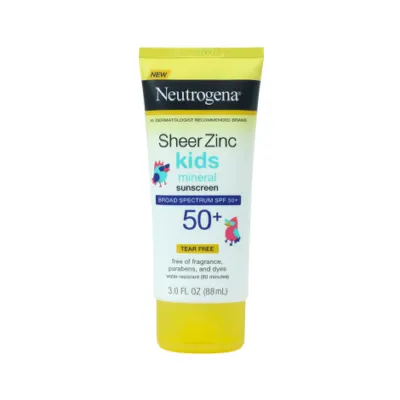 Neutrogena Sheer Zinc Kids Mineral Sunscreen SPF50+ 88ml (USA)