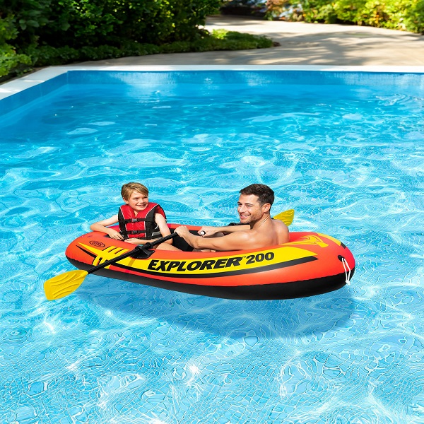 Intex Explorer 200 Inflatable Boat for 2 Person