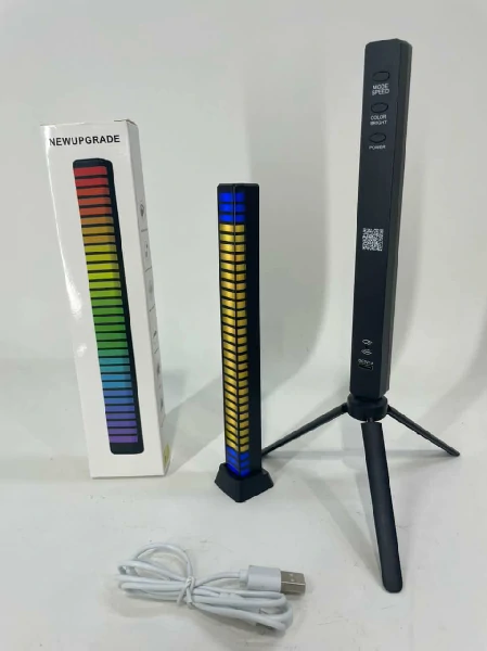 RGB APP Control Rechargeable Rhythm Light With Voice-Activated Pickup (D8-32)