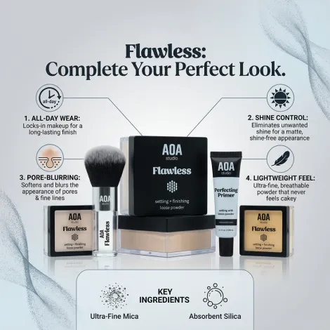AOA Flawless Setting + Finishing Powder - Medium (China)