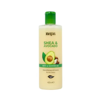 NSPA Shea & Avocado Bath And Shower Gel 400ml (UK)