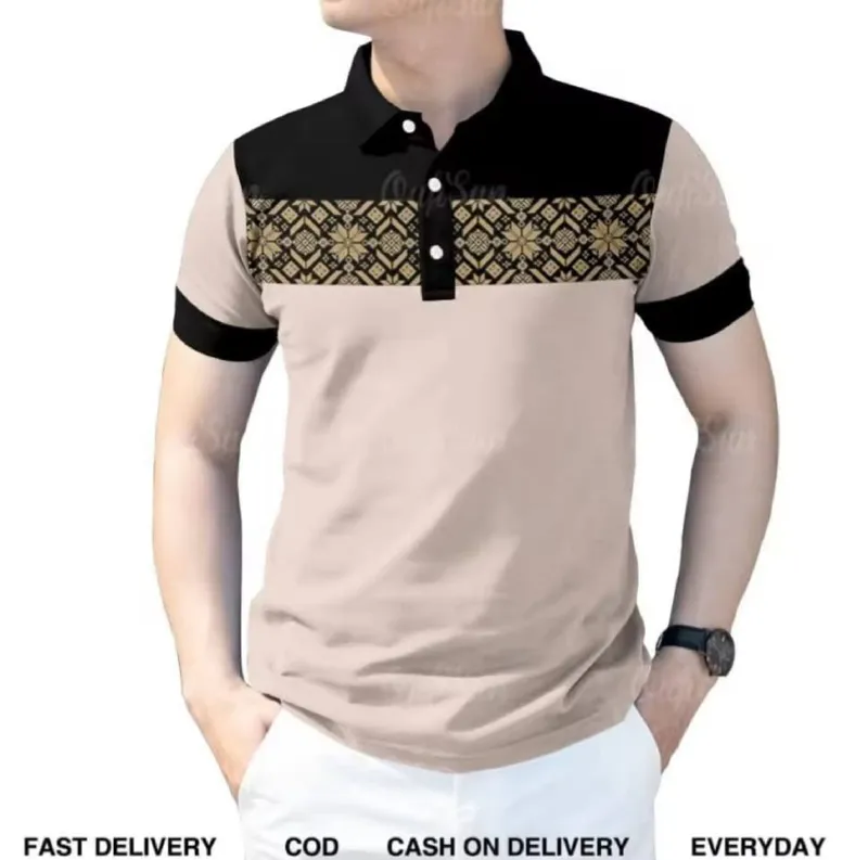 Men's PK Cotton Half Sleeve Polo Shirt, Sizes M to XXL