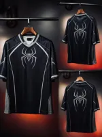 Men's Semi Drop Shoulder Mesh T-Shirt, Full Body Sublimation Print